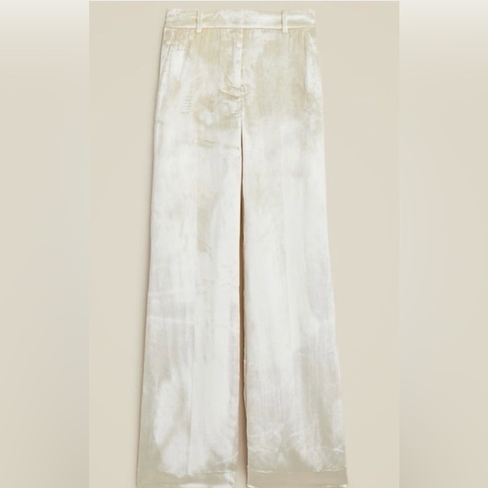 J. Crew Cream Velvet Trousers - Never Worn!